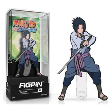 Naruto Shippuden Sasuke FiGPiN #92 | Classic Enamel Pin - BUCKET POPCORN